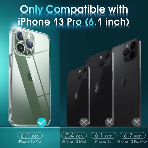 Vista 334 de Supdeal Funda cristalina transparente para iPhone 11, [No se amarillea] [Protección de la cámara] [Probado contra caídas de grado militar] Funda