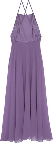 Vista 7 de YiZYiF - Vestido de fiesta de gasa para mujer, sin espalda