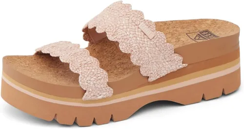 Vista 22 de REEF Sandalias Cushion Vista Higher Slide para mujer Negro
