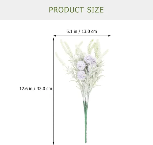 Vista 6 de DECHOUS Plantas artificiales, 2 unidades, flores artificiales de diente de león, hierba de pampa, cola de conejo, decoración de hierba sintética