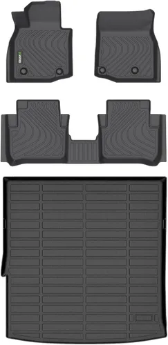 Vista 89 de HAFIDI® Juego de alfombrillas y forro de carga para Kia EV9 2024 2025 2026 (no apto para sillas de relajación), protección para todo tipo de clima