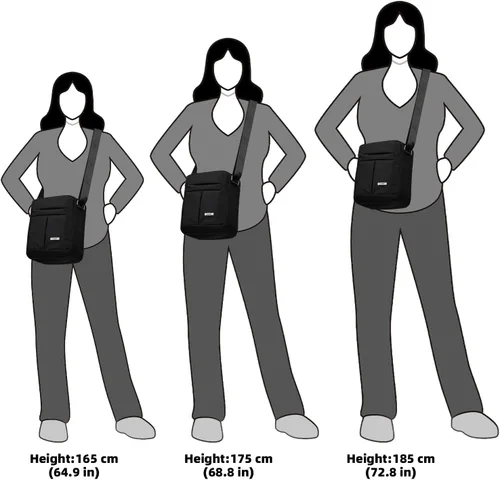 Vista 8 de KL928 Bolsa de mensajero para hombre – Bolso cruzado de hombro, bolsa de viaje para hombre, bolso casual para trabajo y negocios
