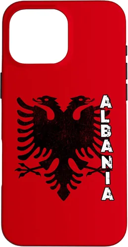 Vista 19 de iPhone 16 Albanian Flag Of Albania Double Eagle Flamuri Shqiperia Case