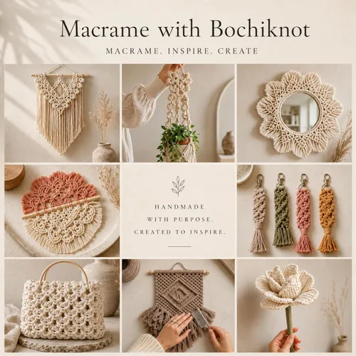 Vista 11 de BOCHIKNOT Cordón de macramé de 3 mm x 302 m - Cordón de macramé de hebra única para colgantes de pared, perchas de plantas - Cordón de macramé de 3