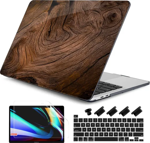 Vista 24 de Funda compatible con MacBook Pro de 13 pulgadas 2024 2023-2020 versión A2338 M2/M1 A2251 A2289 con pantalla Retina y Touch ID, carcasa rígida