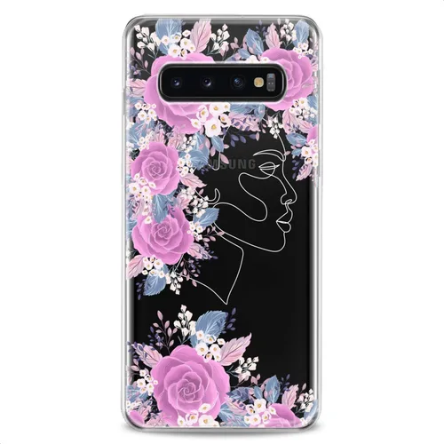Vista 12 de Funda compatible con Samsung A91 A54 A52 A51 A50 A20 A11 A12 A13 A14 A03s A02s Floral Green Roses Vintage Slim Fit Flowers Cute Blue Print Pink