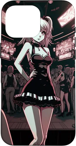 Vista 18 de Funda de dibujos animados para iPhone 11 Sexy Japonesa Gótica Chica Gótica Anime