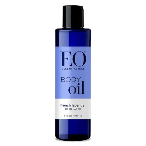 Vista 8 de EO Aceite Corporal: Masajear e hidratar, pomelo y menta, 8 onzas