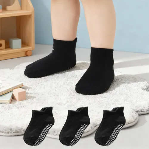 Vista 18 de Calcetines tobilleros antideslizantes para bebé, paquete de 12 para niños y niñas, calcetines de algodón para bebés Animal1