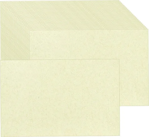 Vista 9 de Baisunt Paquete de 25 tarjetas de cartulina negra de 4 x 6 pulgadas en blanco grueso de 92 libras para hacer tarjetas de felicitación, tarjetas