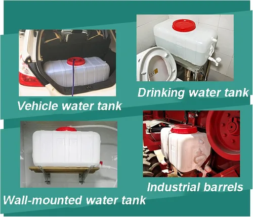 Vista 5 de NAKAN Contenedores de agua grandes, tanques de transporte con grifos, cubos de almacenamiento de riego portátiles, tanques de recolección de agua