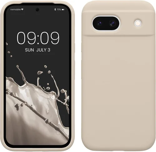 Vista 151 de kwmobile Funda Compatible con Google Pixel 6 Pro - Funda de Teléfono de Silicona TPU con Acabado Suave - Azul Caribe