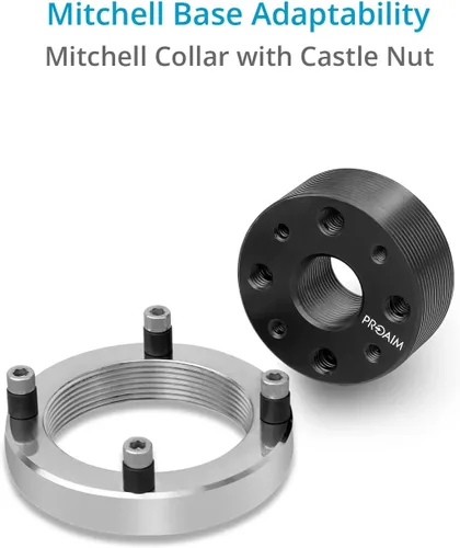 Vista 3 de PROAIM Soporte Mitchell de alto grado para M/MX Incluye collar y tuerca de castillo Placa de liberación rápida de aluminio con amplia gama