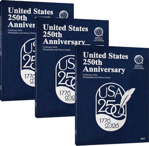 Vista 7 de Whitman Carpeta de monedas de celebración de América 250 P & D Mentas #5537