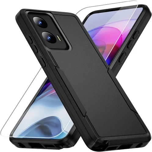 Vista 23 de Funda para Moto G Stylus 5G 2022, con Protector de Pantalla, [Probada contra Caídas de Grado Militar] Funda Protectora de Servicio Pesado Resistente