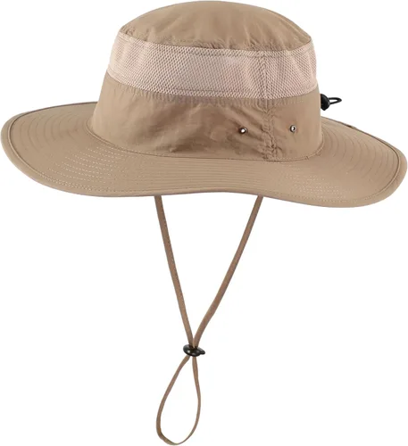 Vista 13 de Home Prefer Sombrero de sol UPF 50+ para hombre, ala ancha, protección UV, sombrero para hombre y mujer, playa, safari, jardinería, golf, pesca
