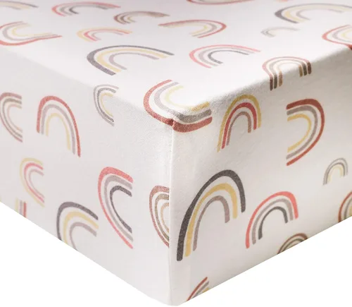 Vista 16 de Copper Pearl: Sábanas de punto prémium para cuna de bebé para niños y niñas, transpirables y suaves, sábanas ajustables para colchones estándar