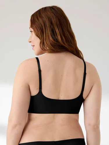 Vista 3 de True & Co Sujetador Triangular con Tirantes Convertibles True Body para Mujer Negro