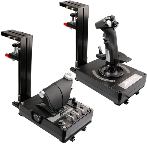 Vista 4 de Hikig The Desk Mount for The Flight Sim Game Joystick, Throttle and Hotas Systems. Fit Almost All of The Flight Sim Game Joystick Controllers