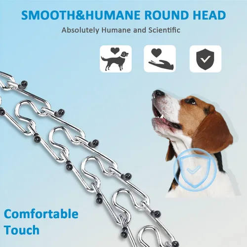 Vista 5 de Collar de perro sin tirones, tamaño ajustable con hebilla de liberación rápida para perros pequeños, medianos y grandes