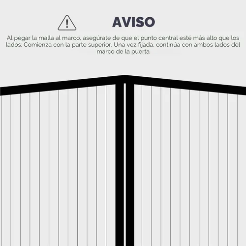 Vista 9 de Puerta mosquitera magnética manos libres, resistente, protector de malla de puerta de mosquitero autosellado, apto para mascotas y niños, hebilla
