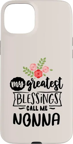 Vista 9 de My Greatest Blessings Call Me Nonna Italian Grandma Women Case for iPhone 17