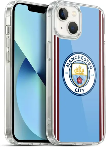 Vista 98 de Head Case Designs Funda de gel con licencia oficial del Manchester City Man City FC Away 2022/23 [protección de grado militar] compatible con Apple