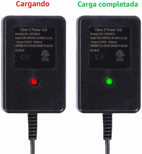 Vista 2 de Cargador de 12 V para niños, juguetes y automóviles, 1000 mA, adaptador