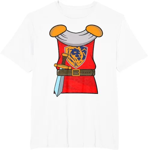 Vista 8 de Disfraz medieval de caballero de Halloween para adultos y niños, Negro, S