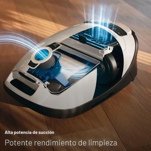 Vista 2 de Aspiradora Miele Complete C3 Kona Powerline para alfombras de alto rendimiento, en negro obsidiana