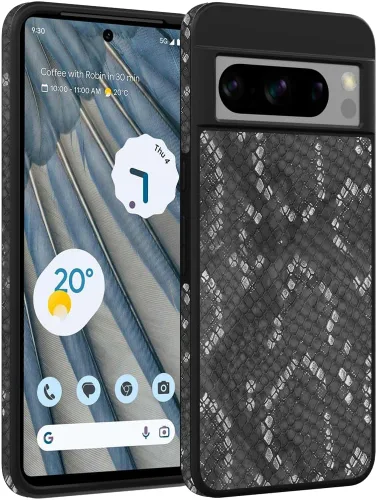 Vista 26 de X-level Diseño para Google Pixel 8 Caso,Premium PU Cuero Suave TPU Bumper A Prueba De Golpes Cubierta Protectora Del Teléfono Delgada Funda Para