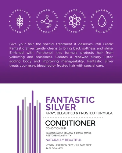 Vista 7 de Mill Creek Fantástico paquete de champú y acondicionador Silver