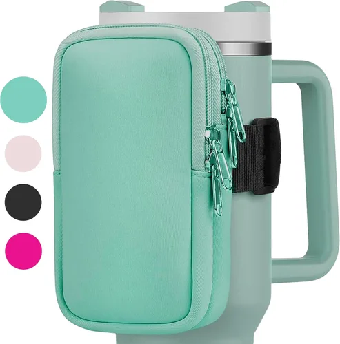 Vista 11 de Bolsa para botella de agua para Stanley Quencher Adventure de 40 onzas, accesorios para vasos Stanley, bolsa para vasos, Stanley IceFlow de 30
