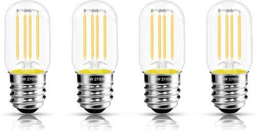 Vista 17 de Bombilla LED E26 de 7.3 pulgadas, 6 W, regulable, bombillas Edison blancas suaves de 2700 K, 800 lm, igual a 80 W, tubular T10 T9, bombilla larga