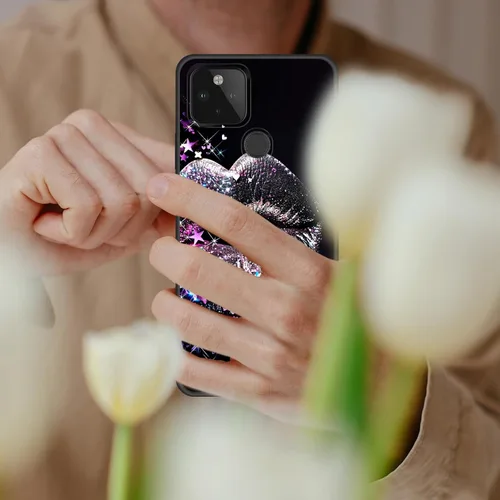 Vista 414 de Funda delgada para Google Pixel 4 XL, funda delgada de silicona de TPU suave a prueba de golpes para Google Pixel 4 XL, astronauta Galaxy