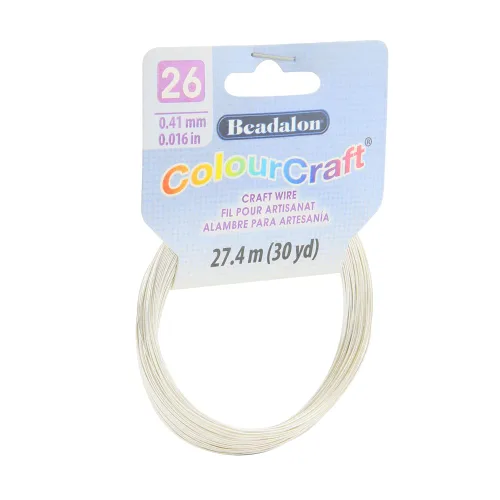 Vista 12 de Beadalon ColourCraft - Alambre para hacer joyas, artesanía pesada, núcleo de cobre estructural, calibre 16, bobina de cobre de 2.3 yardas