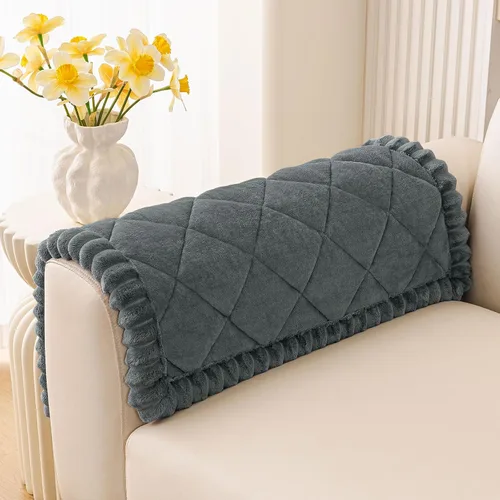 Vista 35 de Smiry Couch Cover for Dogs, Non Slip Washable Pet Sofa Protector for Large Dogs, Cats, Fuzzy Plush Sofa Covers Backrest & Armrest, Against Fur, Dirt
