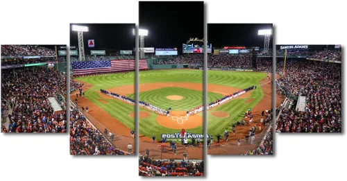 Vista 96 de Arte para pared, lienzo para estadio deportivo, arte para pared, diseño de campo de Wrigley en Chicago, pinturas de Chicago, impresiones sobre