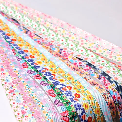Vista 3 de QingHan Cinta de grogrén de 3/8 pulgadas para regalos, envoltura, manualidades, boutique, cinta de tela, 160 yardas (80 x 2 yardas)