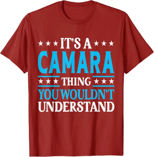 Vista 19 de It's A Camara Thing Surname Funny Family Last Name Camara T-Shirt