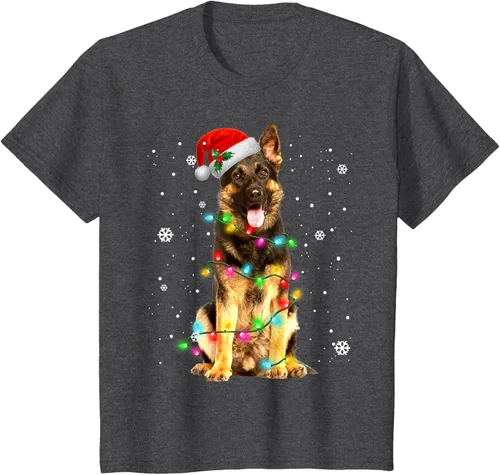 Vista 30 de Suéter de Navidad para perros de pastor alemán, suéter de Navidad para regalos de perros, Negro, S