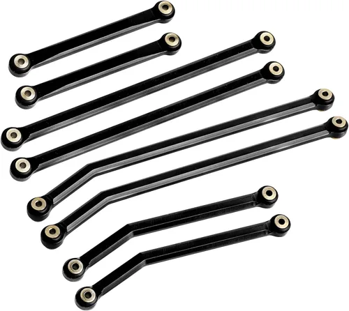 Vista 8 de Hobbypark Actualizaciones de aluminio de alta liquidación para Axial SCX24 Gladiator AXI00005 Actualizaciones 1/24 RC Crawler Car (negro)