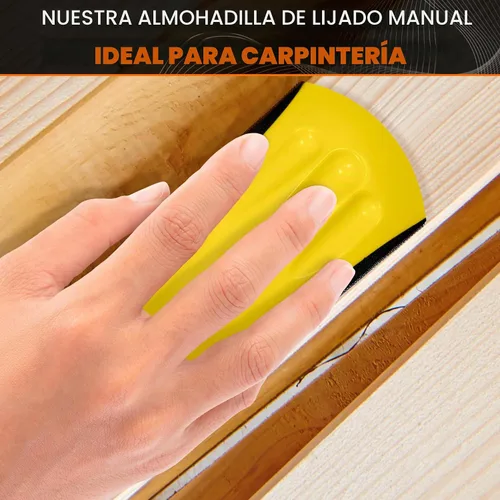 Vista 5 de Bloques de lijado de ratón para madera, bloque de lijadora de ratón, herramientas de carrocería automática, almohadillas de lijado de mano