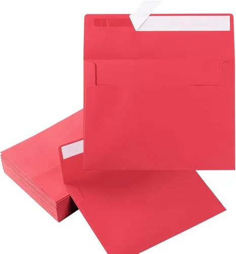 Vista 16 de Paquete de 50 sobres de 5 x 7 de colores autosellados para bodas, invitaciones de fiesta, tarjetas de felicitación, anuncios, fotos, 5.24 x 7.21