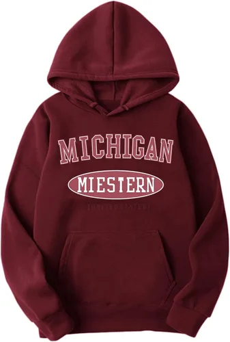 Vista 2 de EELHOE Summer Hoodie for Men Novelty Long Sleeve Cotton Tops with Hood Print Graphic Stylish Breathable Pullover