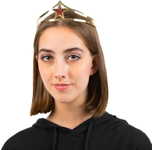 Vista 5 de Wonder Woman - Tiara dorada para cosplay, Mujer Maravilla