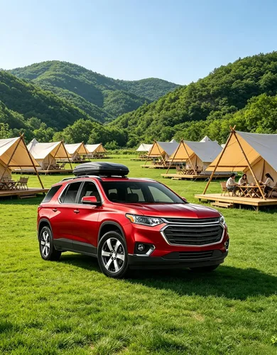 Vista 4 de Wonderdriver Barras Transversales para Techo 220 lb Compatibles con Chevy Chevrolet Traverse 2018 2019 2020 2021, Barras Transversales de Servicio