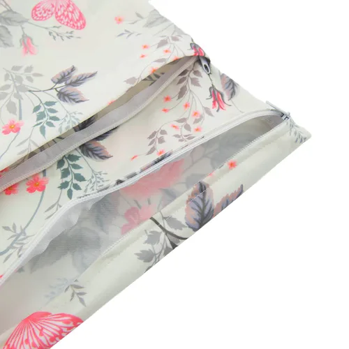 Vista 2 de ALVA 2 bolsas húmedas y secas para pañales, impermeables, reutilizables 01 Flower 5166