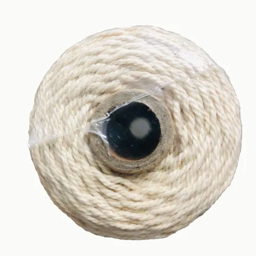 Vista 2 de Cuerda de algodón de 0.039 pulgadas para macramé de 820 pies para cocina, cuerda para asar, atar carne, pavo, envoltura de regalos, manualidades