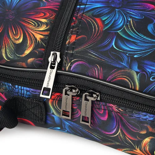Vista 4 de CloudMusic Estuche para Ukulele Bolsa de Concierto Mochila Acolchada Para Concierto de 23 Pulgadas (Concierto, Fantasía Floral) Padded, Backpack